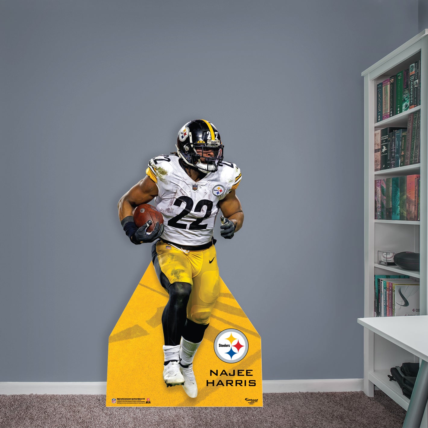 Pittsburgh Steelers: Najee Harris Life-Size Foam Core Cutout - Officially Licensed NFL Stand Out