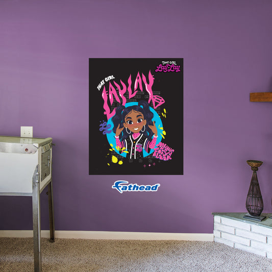 That Girl Lay Lay:  Cool Girl Poster        - Officially Licensed Nickelodeon Removable     Adhesive Decal