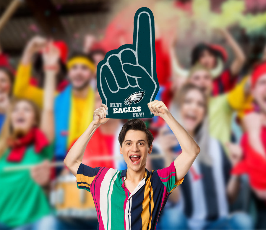 Foam Finger - Big Head - Official NFL - Philadelphia Eagles - Foam Core Cutout