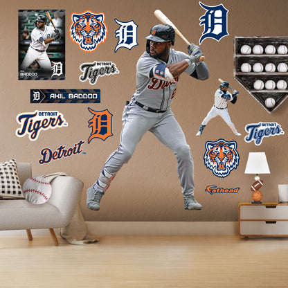 Detroit Tigers: Akil Baddoo         - Officially Licensed MLB Removable     Adhesive Decal