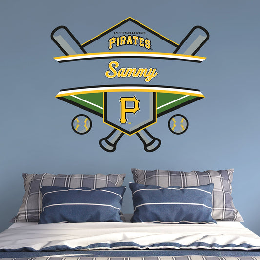 Pittsburgh Pirates: Personalized Name - Officially Licensed MLB Transfer Decal