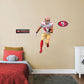 San Francisco 49ers: George Kittle 2021 Away        - Officially Licensed NFL Removable Wall   Adhesive Decal