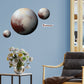 Planets: Pluto RealBig - Removable Adhesive Decal