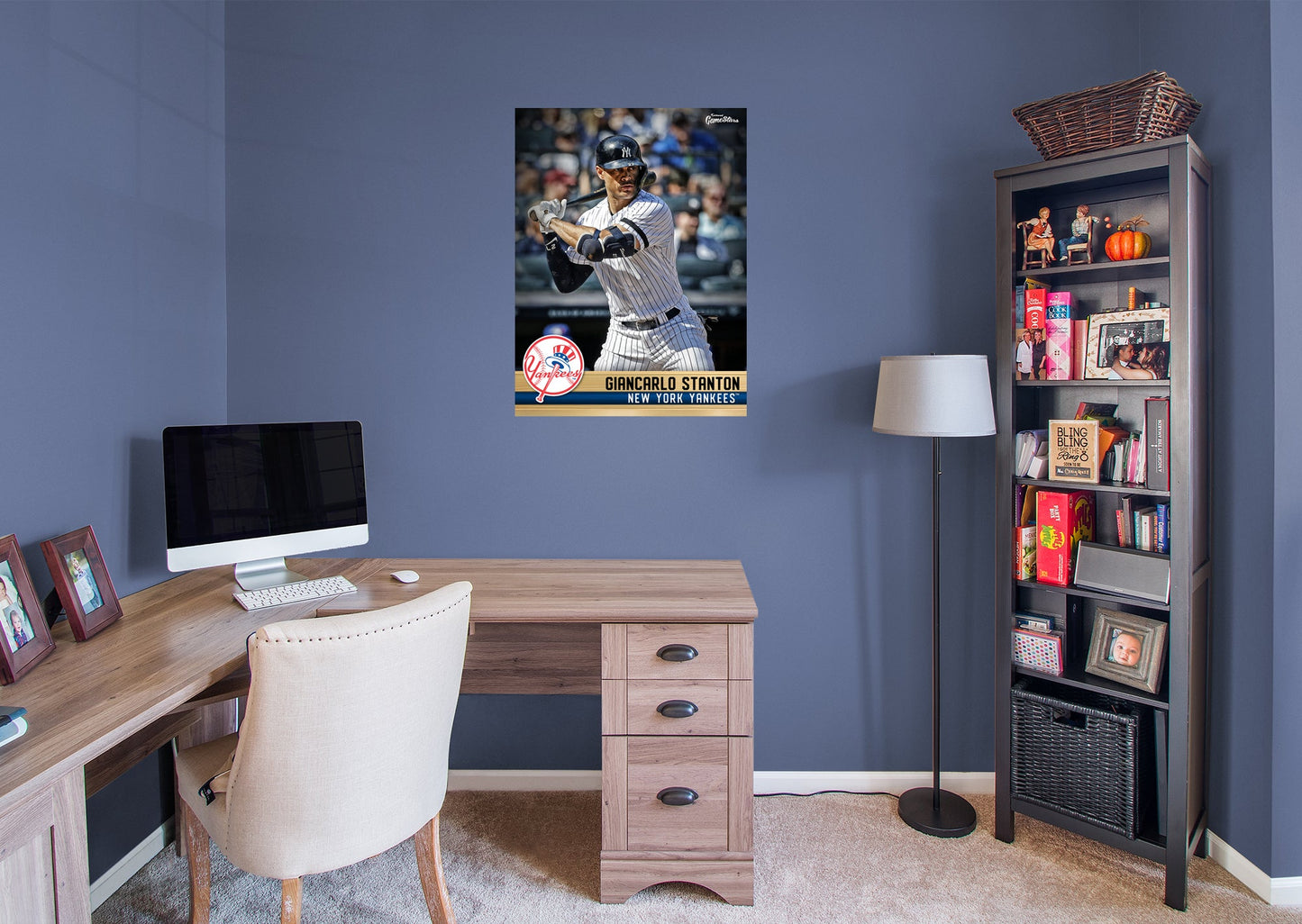 New York Yankees: Giancarlo Stanton  GameStar        - Officially Licensed MLB Removable Wall   Adhesive Decal