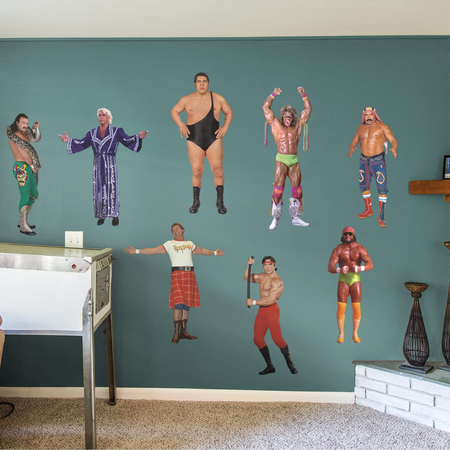 WWE Legends - RealBig Legends Collection - Official WWE - Reusable Vinyl Wall Decals