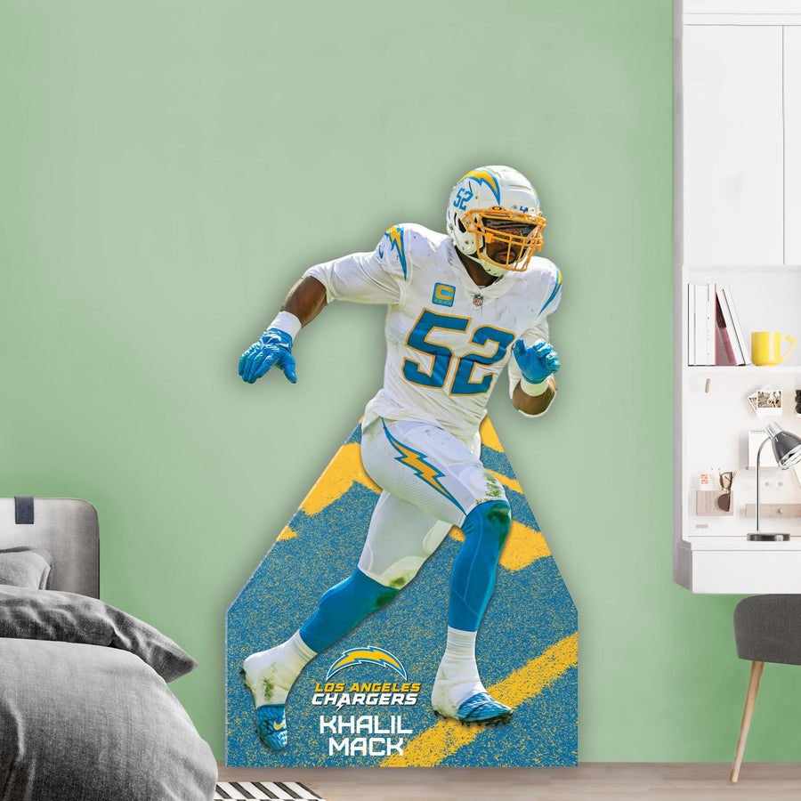 Khalil Mack - Life-Size Stand Out - Official NFL - Los Angeles Chargers - Foam Core Cutout