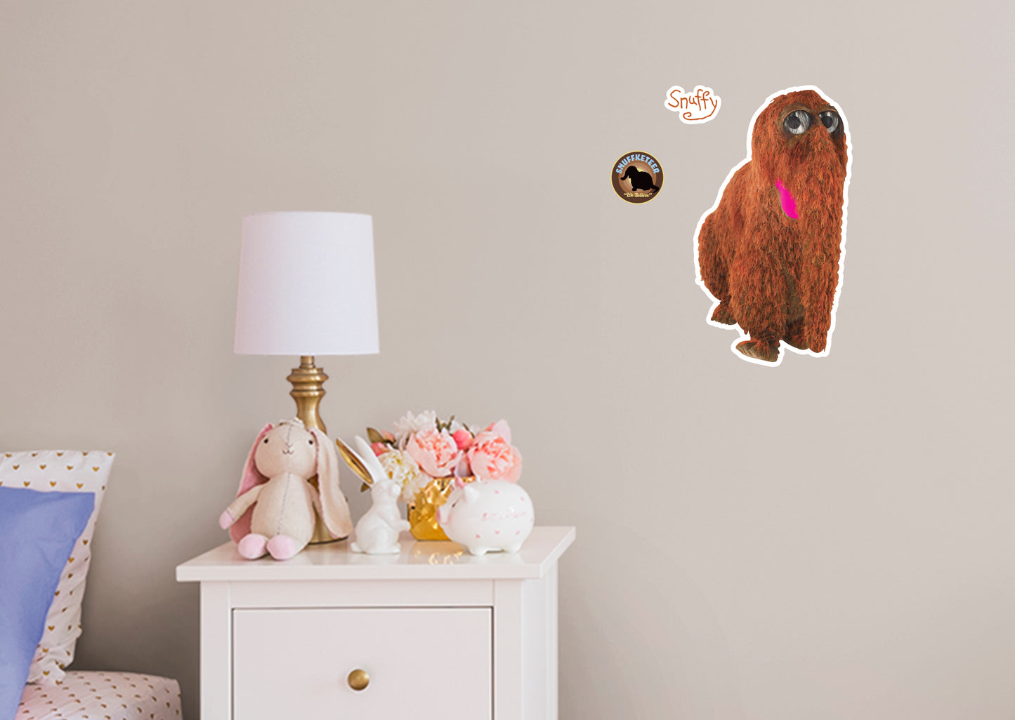 Snuffleupagus RealBig - Officially Licensed Sesame Street Removable Adhesive Decal