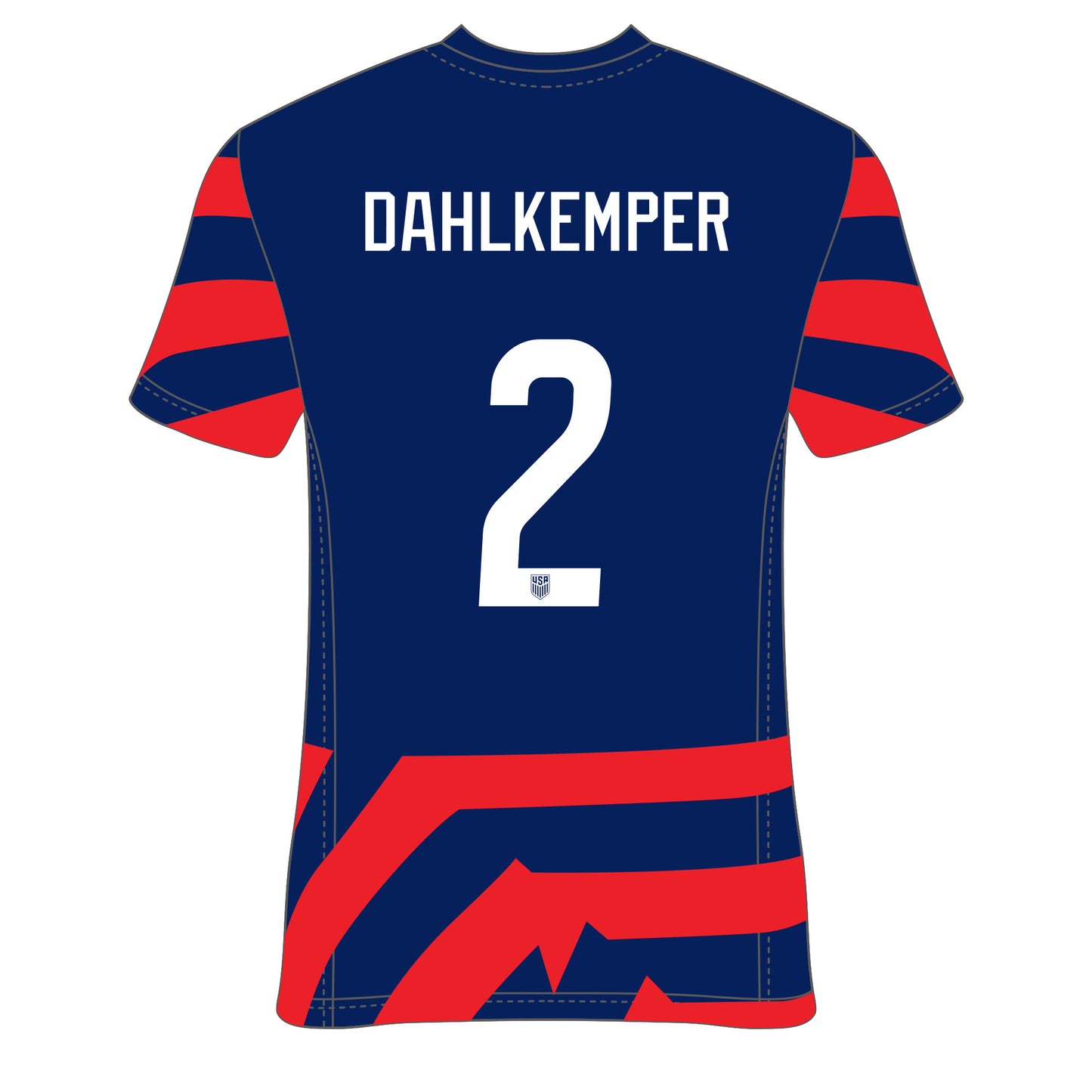 Abby Dahlkemper Jersey Graphic Icon - Officially Licensed USWNT