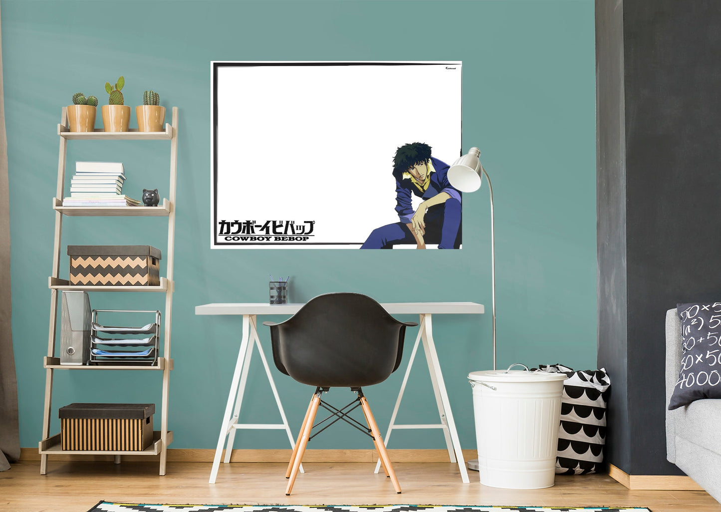 Cowboy Bebop: Spike Smoking Dry Erase        - Officially Licensed Funimation Removable Wall   Adhesive Decal