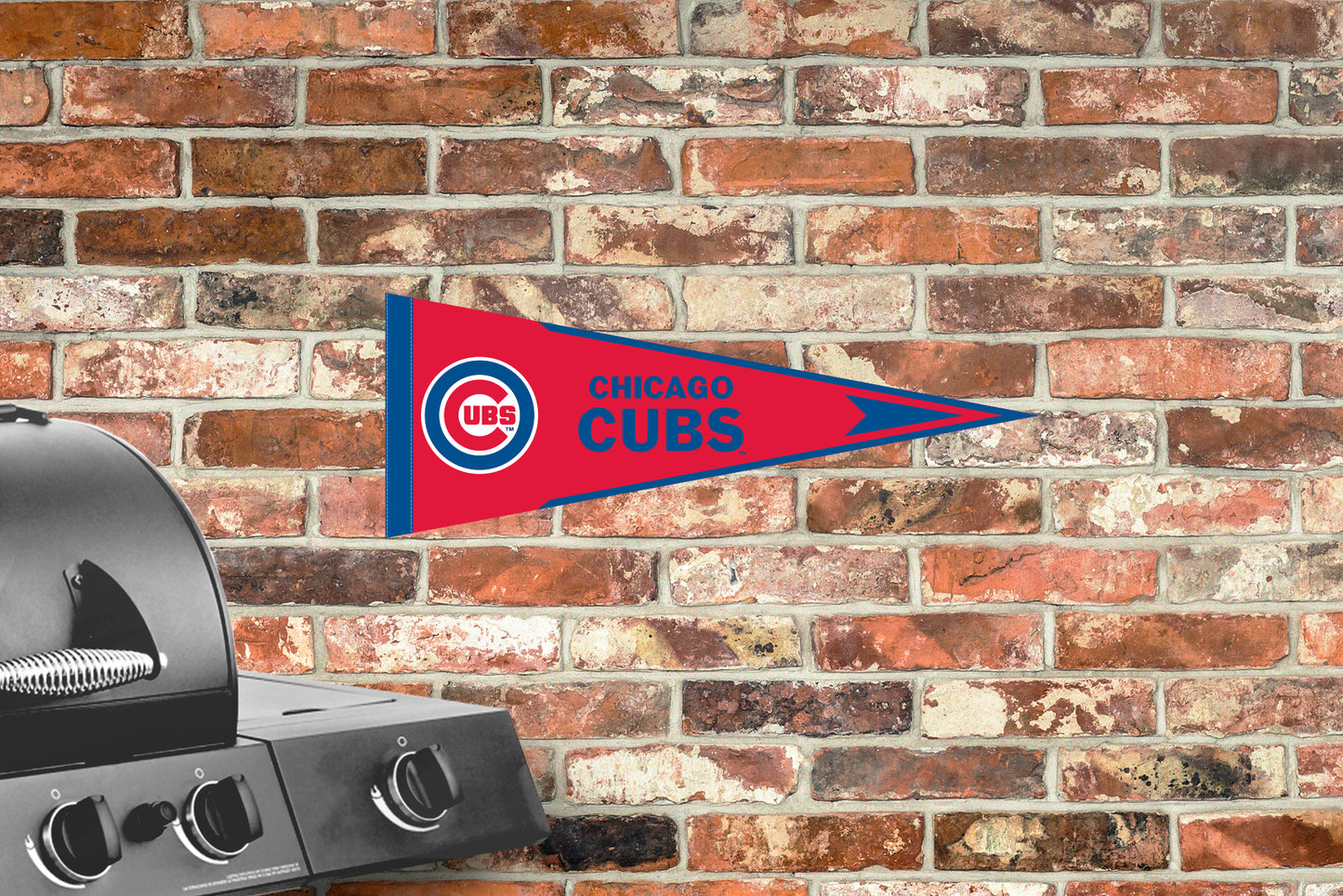 Chicago Cubs:  Pennant        - Officially Licensed MLB    Outdoor Graphic