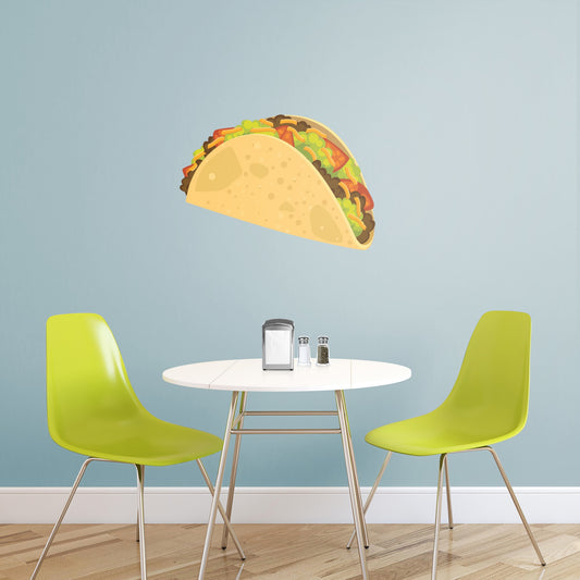 Large Taco + 2 Decals (14"W x 10"H)