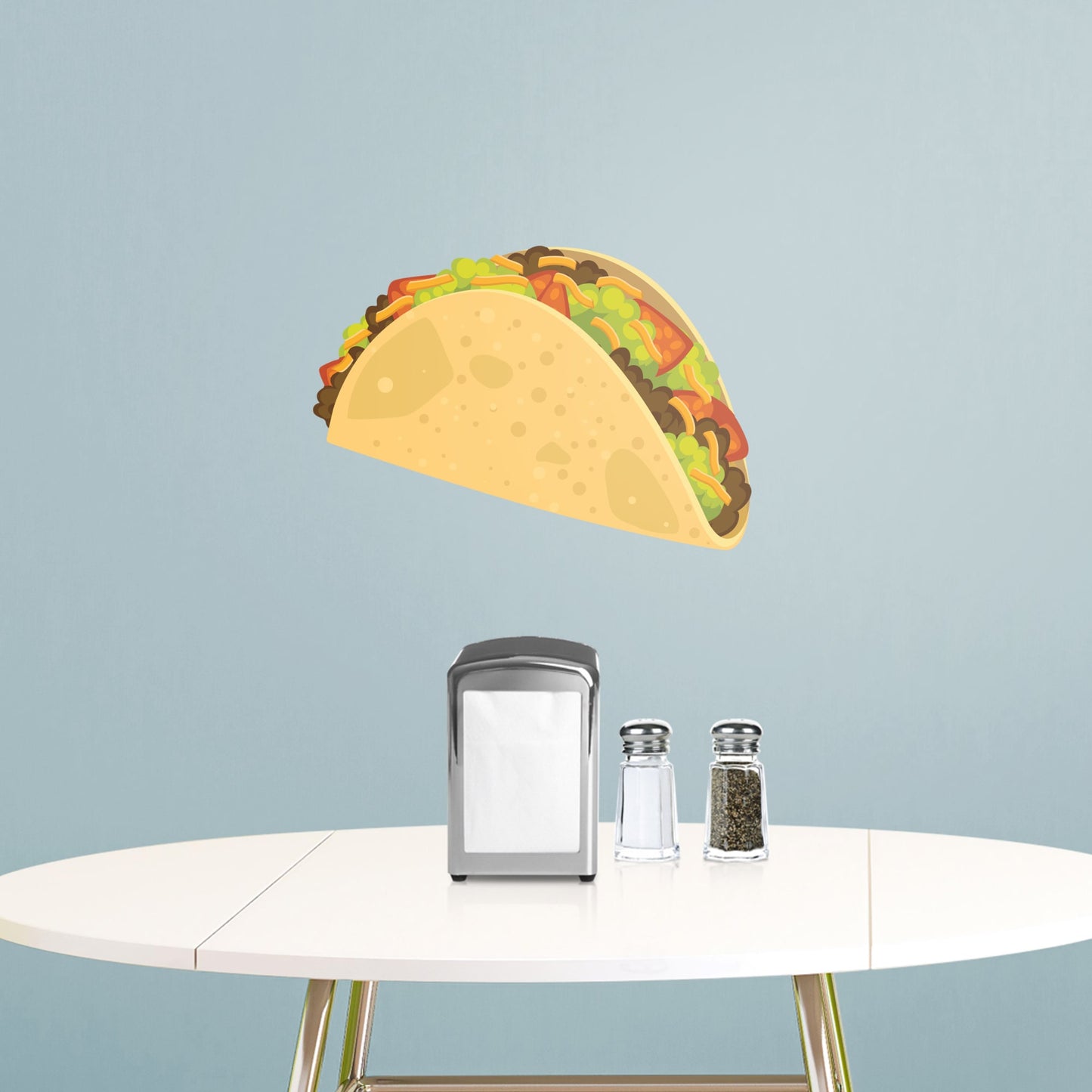 Giant Taco + 2 Decals (49"W x 34"H)
