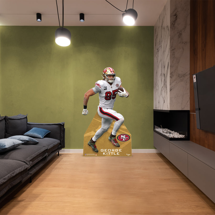 George Kittle - Life-Size Stand Out - Official NFL - San Francisco 49ers - Foam Core Cutout