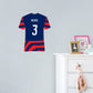 Sam Mewis Jersey Graphic Icon - Officially Licensed USWNT Removable Adhesive Decal