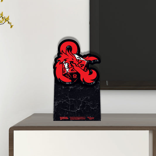Dungeons & Dragons: D20 ampersand Minis Cardstock Cutout - Officially Licensed Hasbro Stand Out