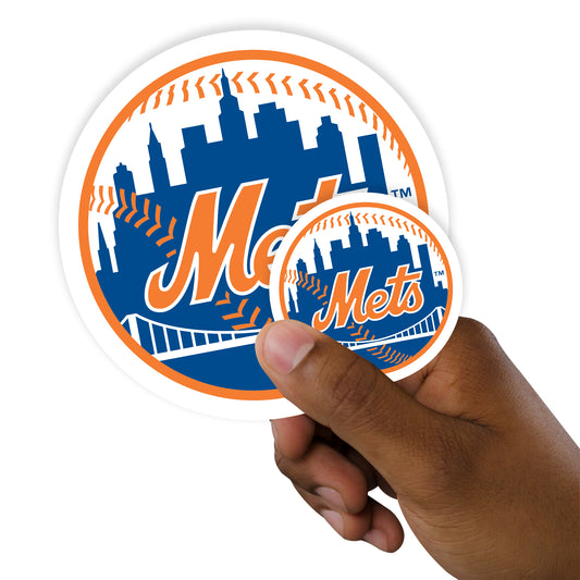 New York Mets:  Logo Minis        - Officially Licensed MLB    Outdoor Graphic