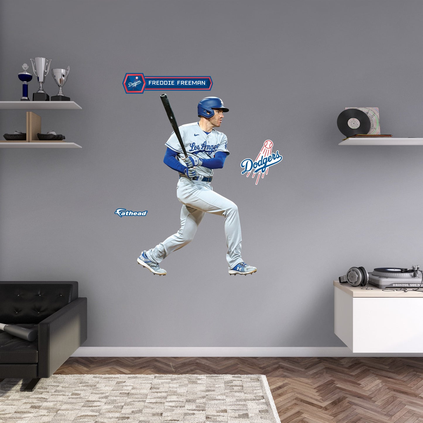 Los Angeles Dodgers: Freddie Freeman         - Officially Licensed MLB Removable     Adhesive Decal