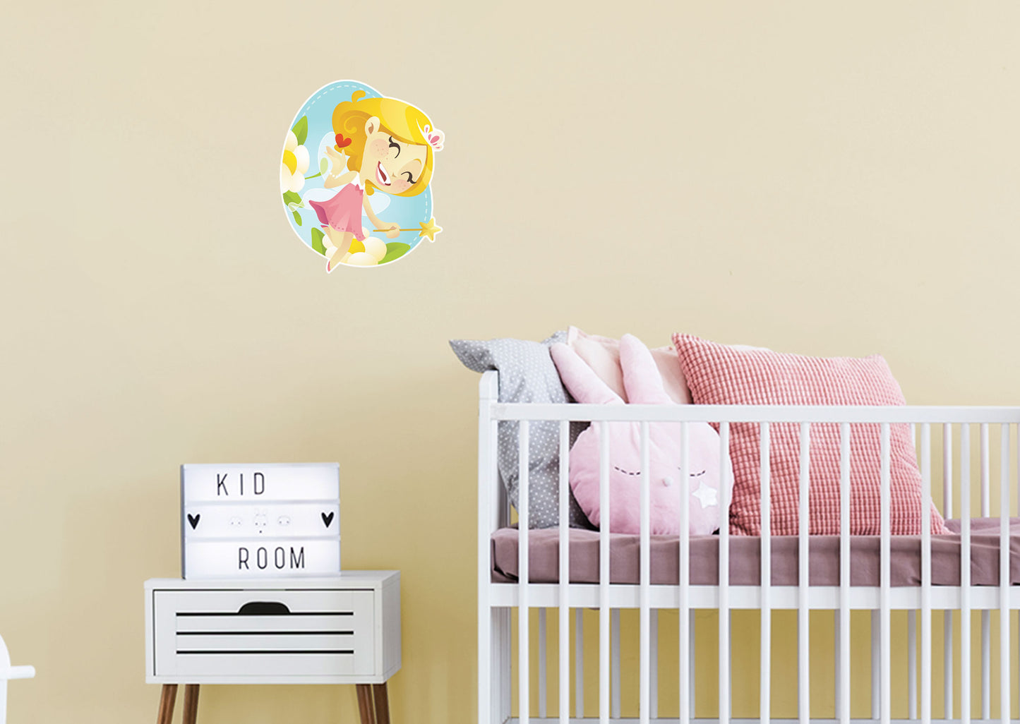 Nursery: Nursery Happiness Icon        -   Removable     Adhesive Decal