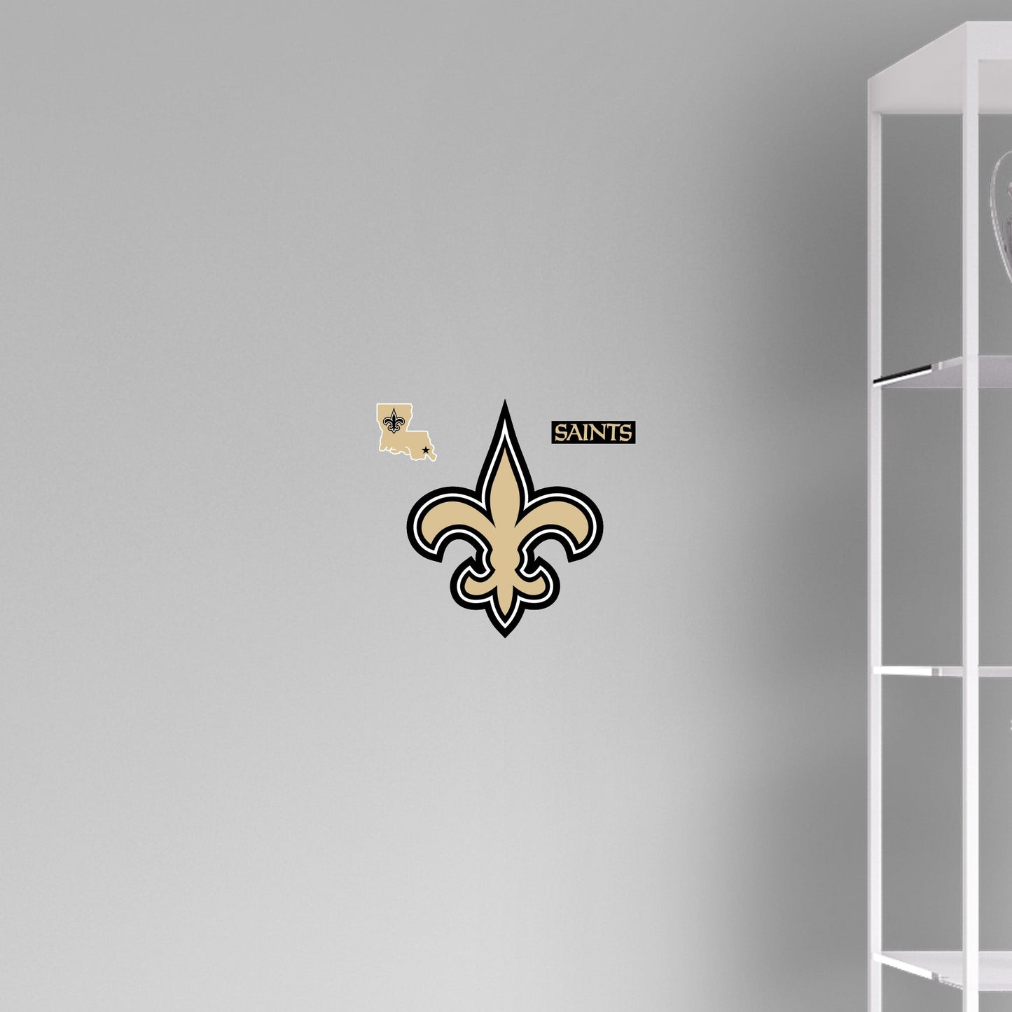 New Orleans Saints:   Logo        - Officially Licensed NFL Removable     Adhesive Decal