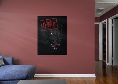 New World Order  Wolf Mural        - Officially Licensed WWE Removable Wall   Adhesive Decal