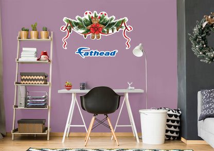 Christmas: Gingerbread Man Icon - Removable Adhesive Decal