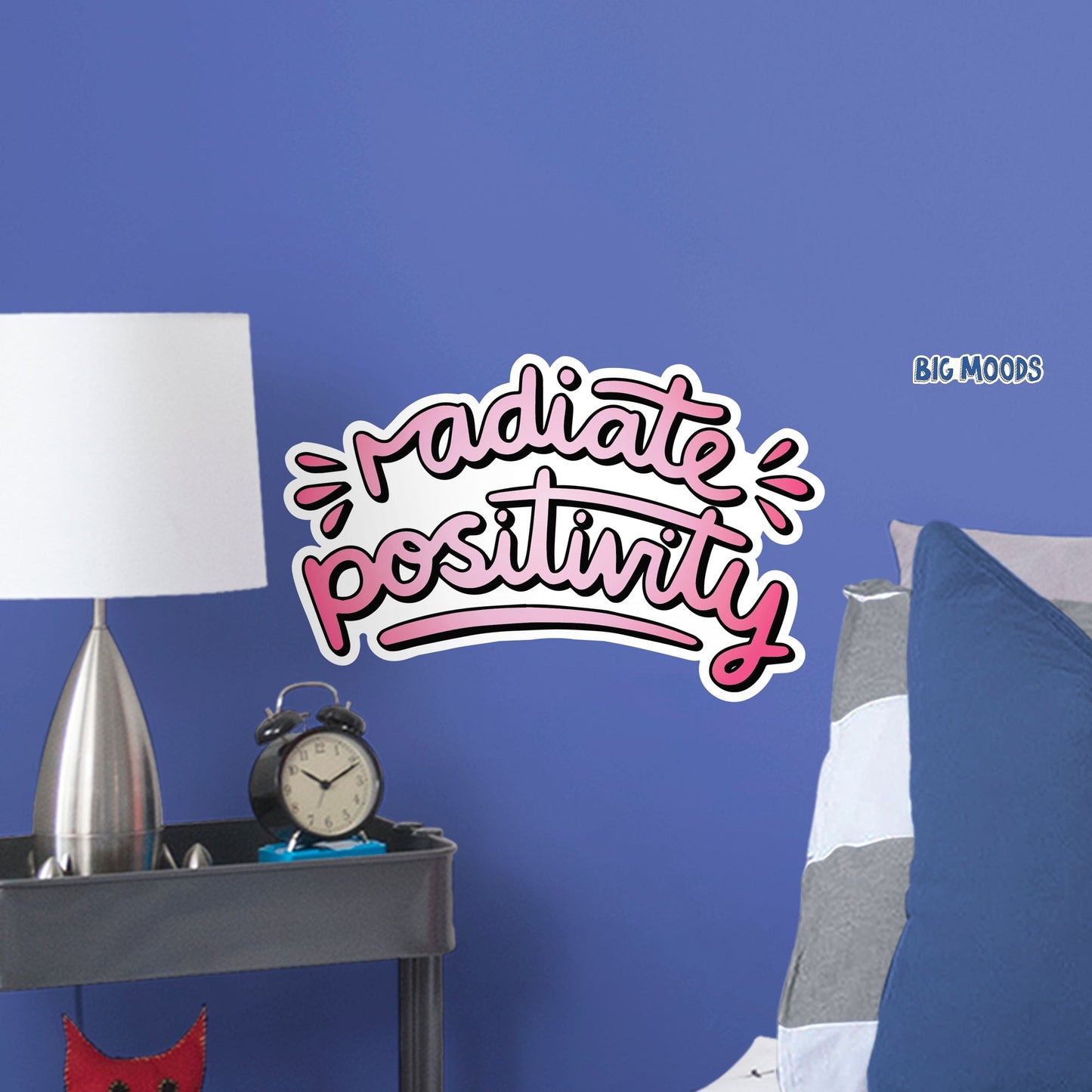 Radiate Positivity (Pink)        - Officially Licensed Big Moods Removable     Adhesive Decal