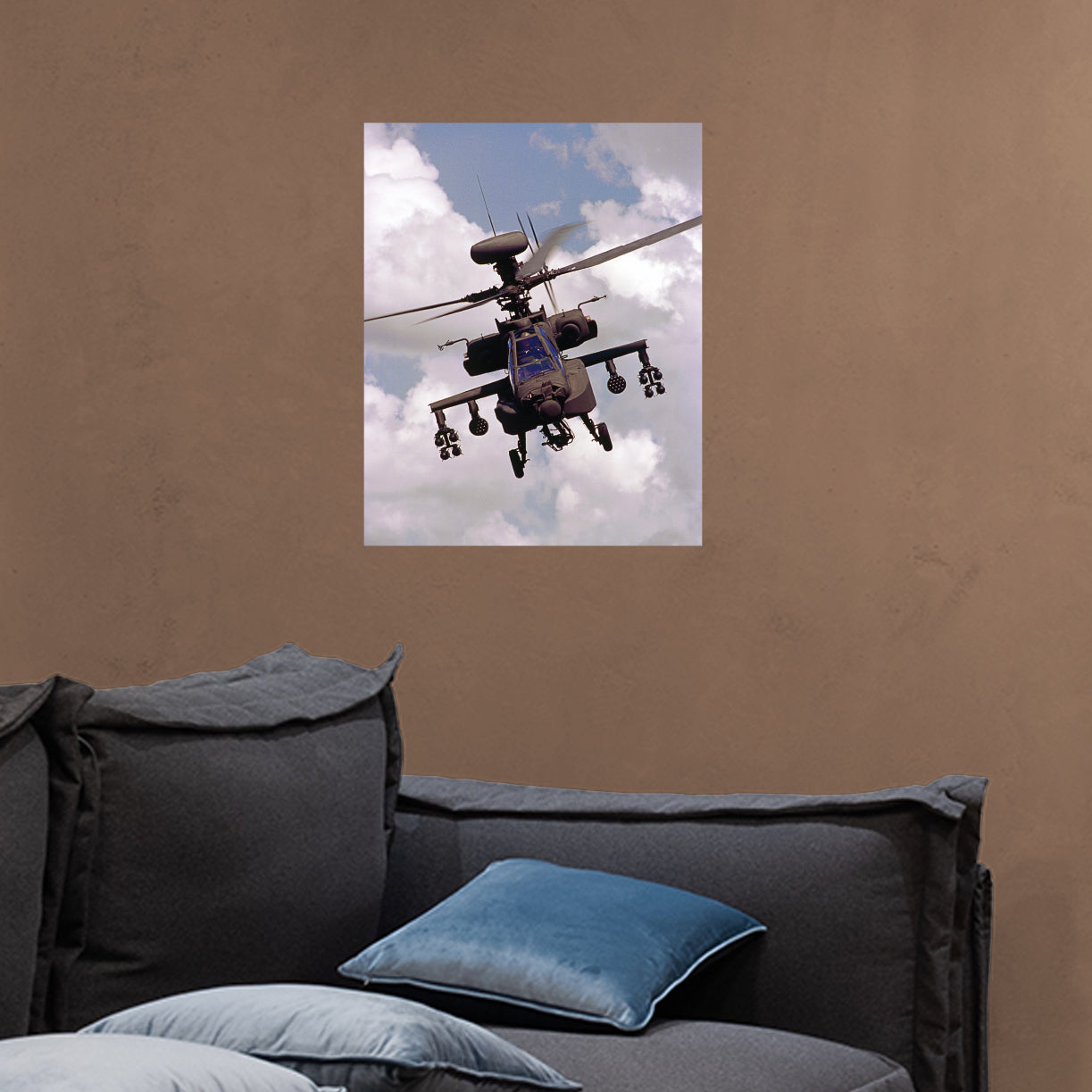 Boeing: Boeing ah-64d_3 Poster - Officially Licensed Boeing Removable Adhesive Decal