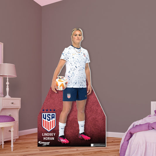 Lindsey Horan   Life-Size   Foam Core Cutout  - Officially Licensed USWNT    Stand Out