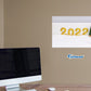 New Year: Golden 2022 Poster - Removable Adhesive Decal