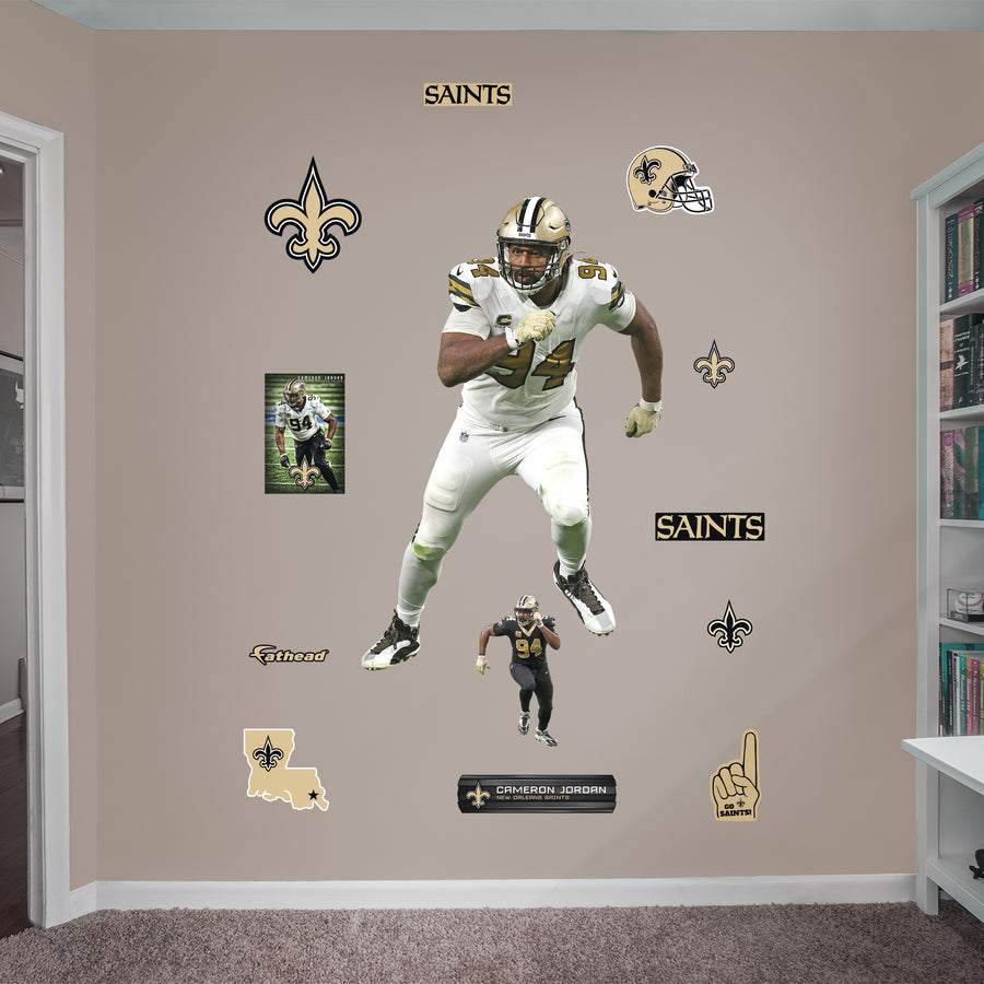 Life-Size Athlete + 12 Decals (49"W x 77"H)