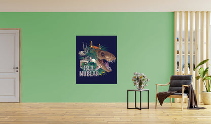 Jurassic Park:  Isla Nubar Mural        - Officially Licensed NBC Universal Removable     Adhesive Decal