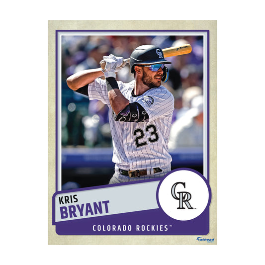 Colorado Rockies: Kris Bryant 2022 Purple - Officially Licensed MLB Re –  Fathead