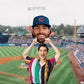 Chicago Cubs: Dansby Swanson    Foam Core Cutout  - Officially Licensed MLB    Big Head