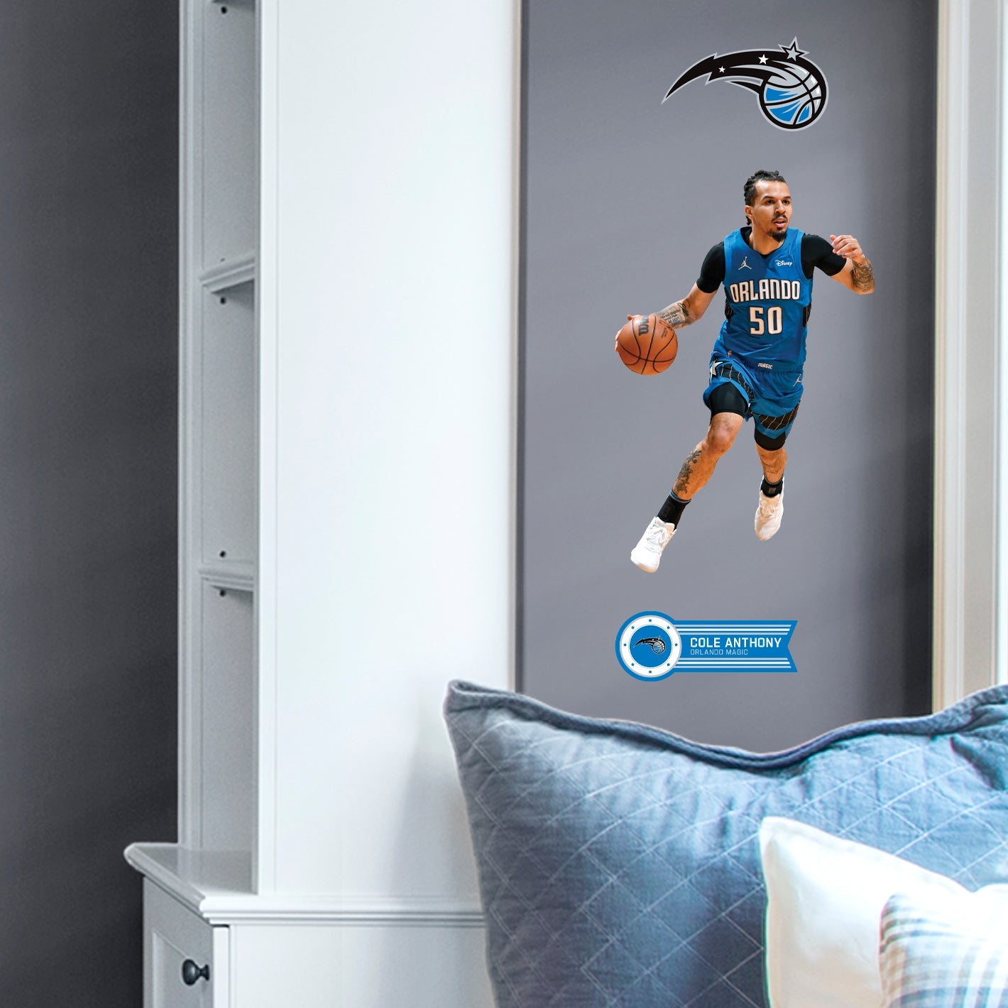 Orlando Magic: Cole Anthony - Officially Licensed NBA Removable Adhesive Decal
