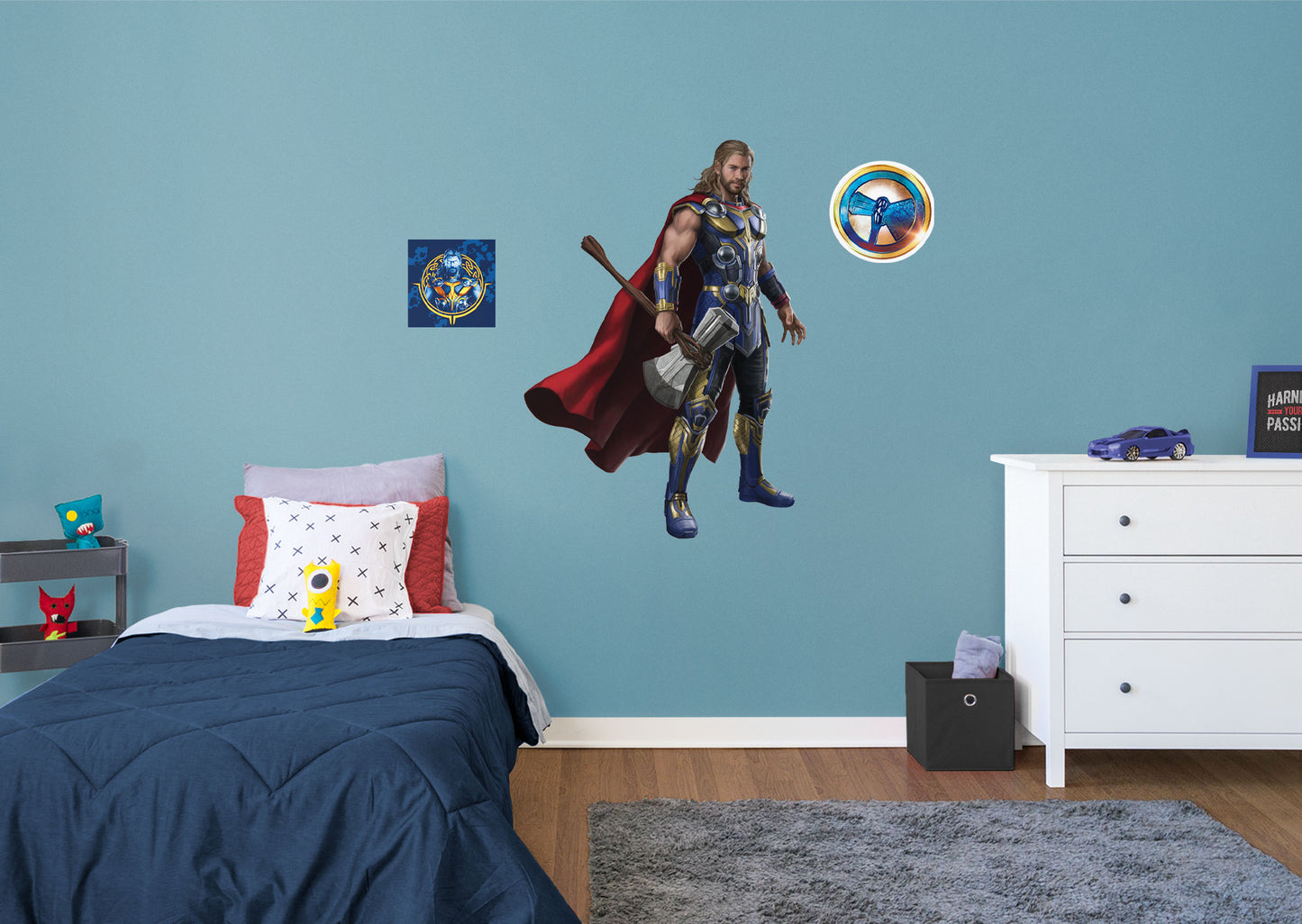 THOR: Love and Thunder: Thor RealBig        - Officially Licensed Marvel Removable     Adhesive Decal