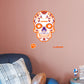 Clemson Tigers:   Skull        - Officially Licensed NCAA Removable     Adhesive Decal