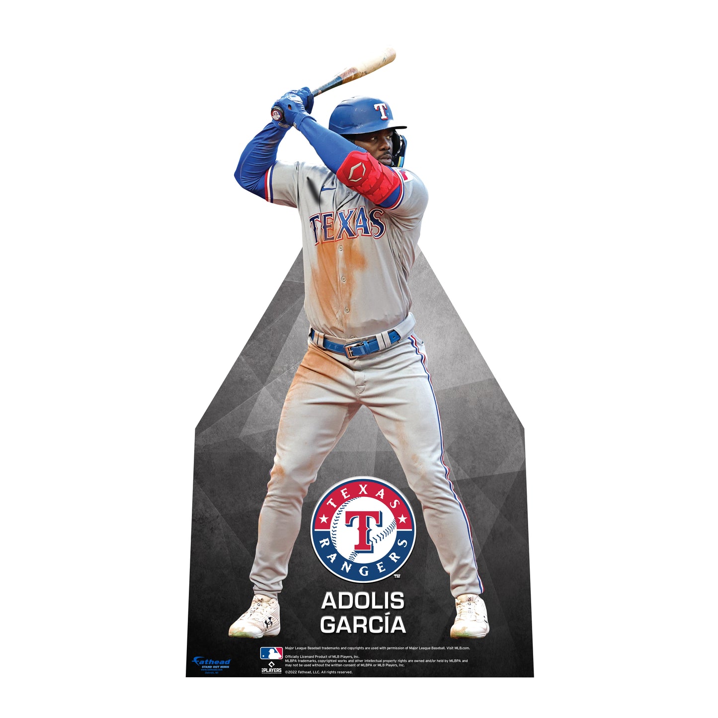 Texas Rangers: Adolís Garcia 2022 Mini Cardstock Cutout - Officially L –  Fathead