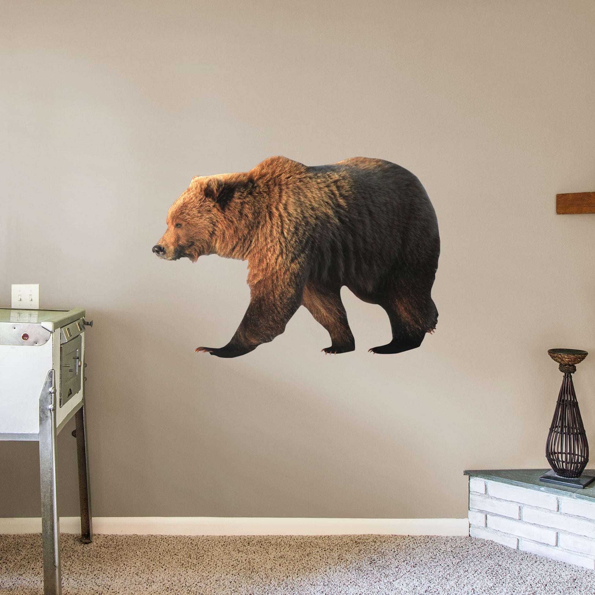 Life-Size Animal + 2 Decals (73"W x 51"H)