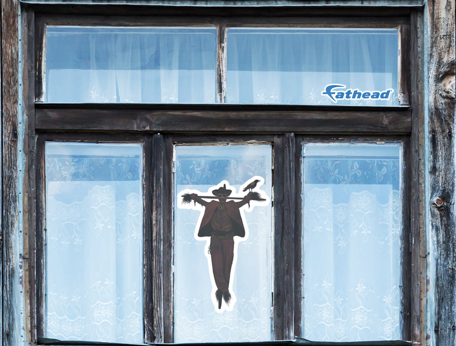 Halloween: Scarecrow Window Clings        -   Removable Window   Static Decal