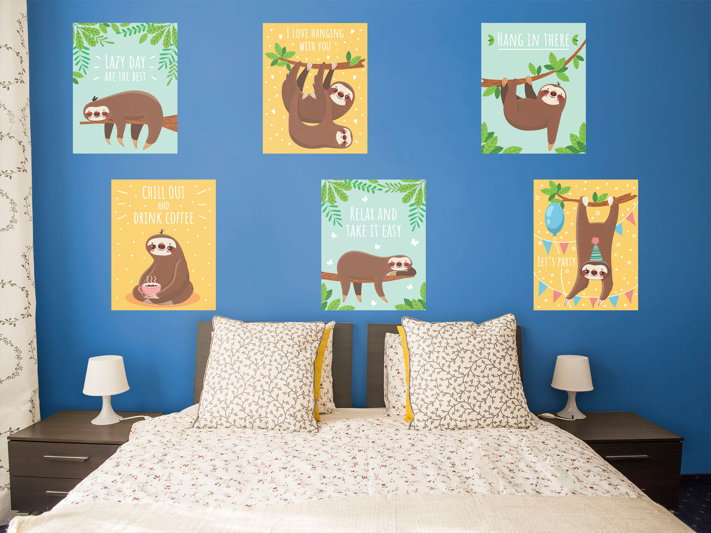 Jungle:  Chill Out Collection        -   Removable Wall   Adhesive Decal