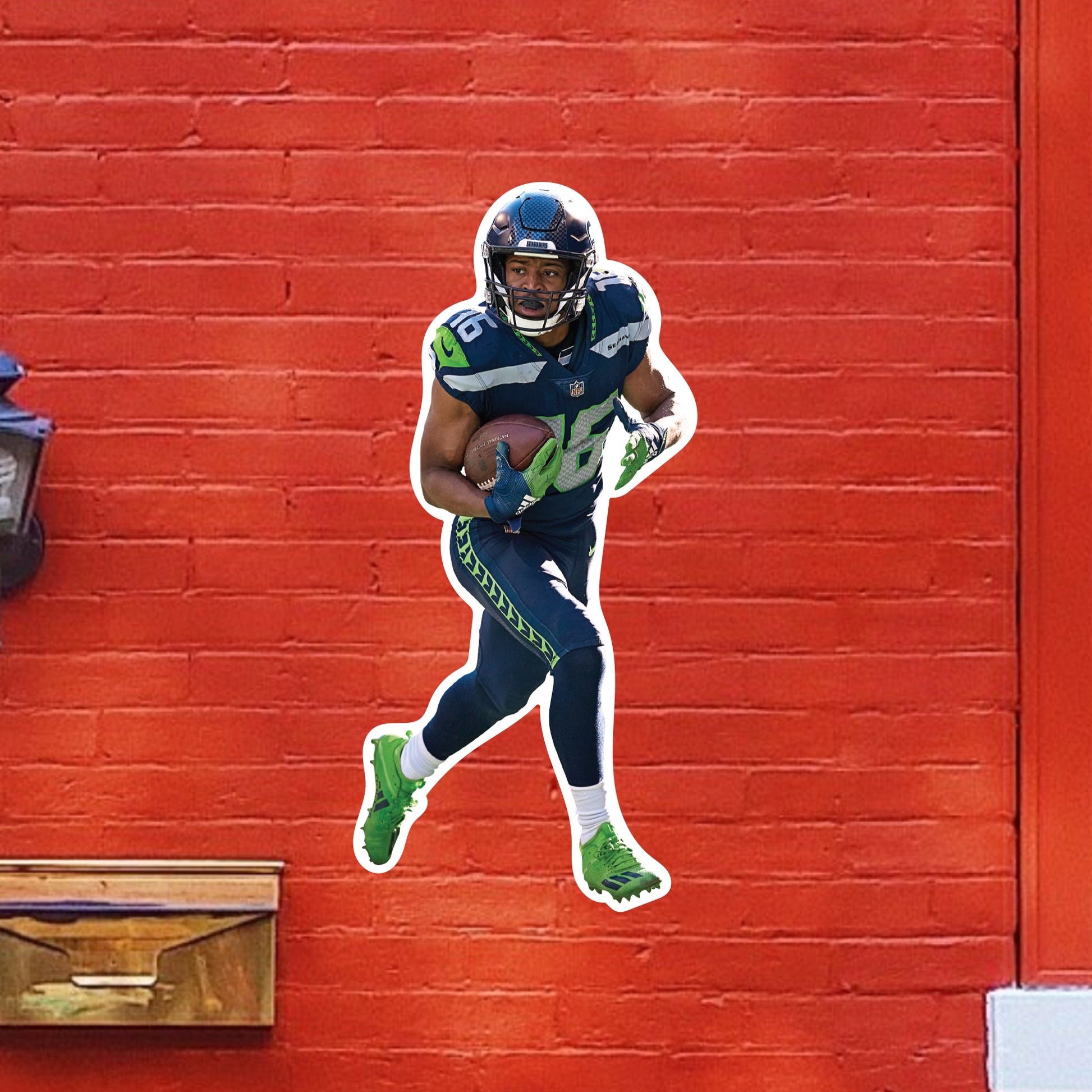 Tyler Lockett Football Edit Tapestries Seahawks