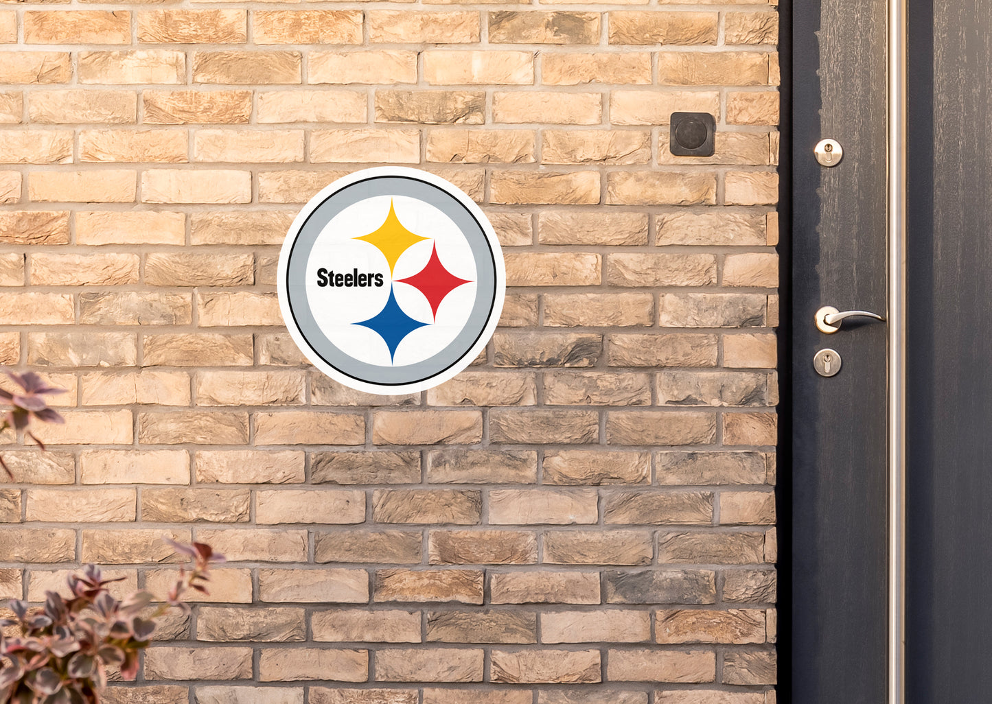 Pittsburgh Steelers:  Alumigraphic Logo        - Officially Licensed NFL    Outdoor Graphic
