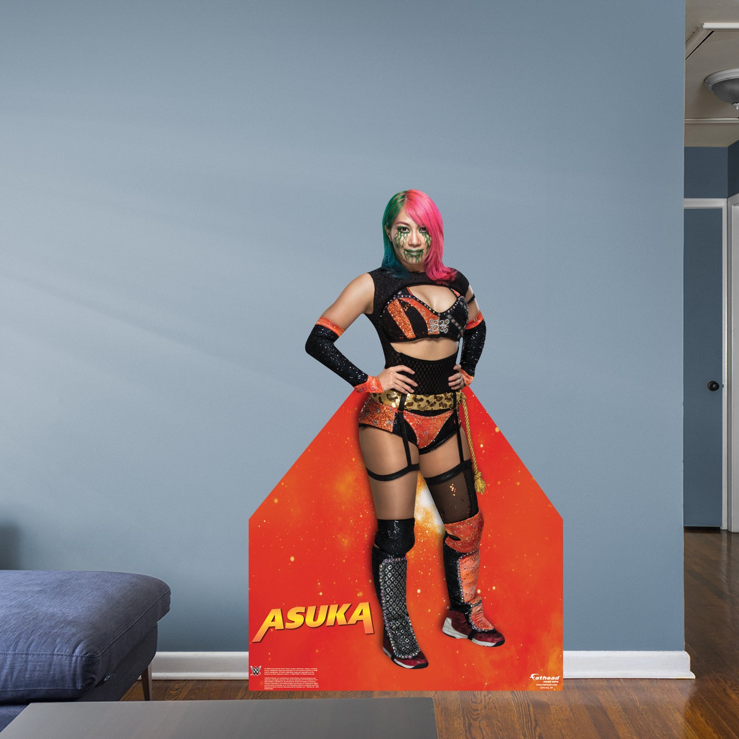 Asuka Foam Core Cutout - Officially Licensed WWE Stand Out