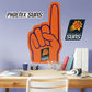 Phoenix Suns: Foam Finger - Officially Licensed NBA Removable Adhesive Decal