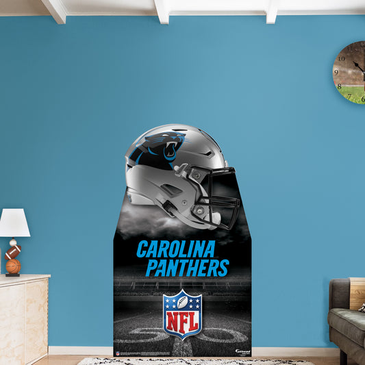 Carolina Panthers:  2022 Helmet Stand Out Life-Size   Foam Core Cutout  - Officially Licensed NFL    Stand Out