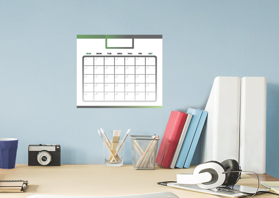 Calendars: Gradients Modern One Month Calendar Dry Erase - Removable Adhesive Decal