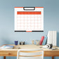 Calendars: Upside Down Modern One Month Calendar Dry Erase - Removable Adhesive Decal