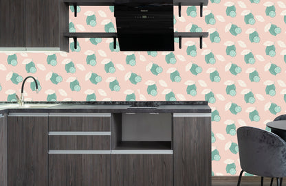 Food & Drink:  Mint and Lime So Divine        -    Peel & Stick Wallpaper