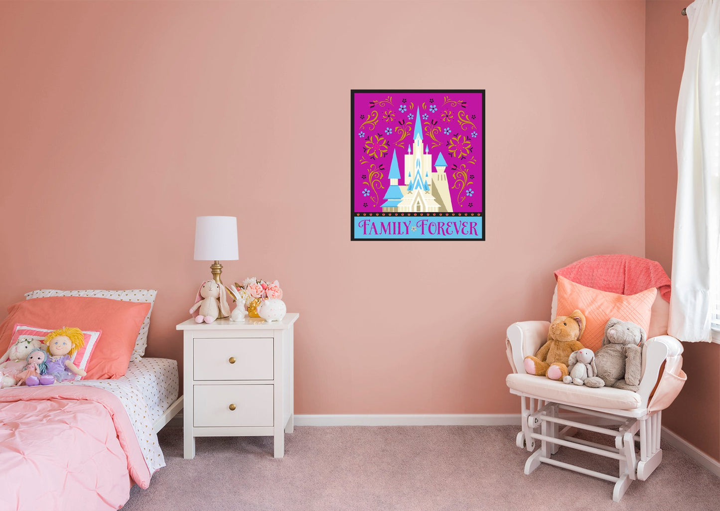 Frozen:  Family Forever Mural        - Officially Licensed Disney Removable     Adhesive Decal