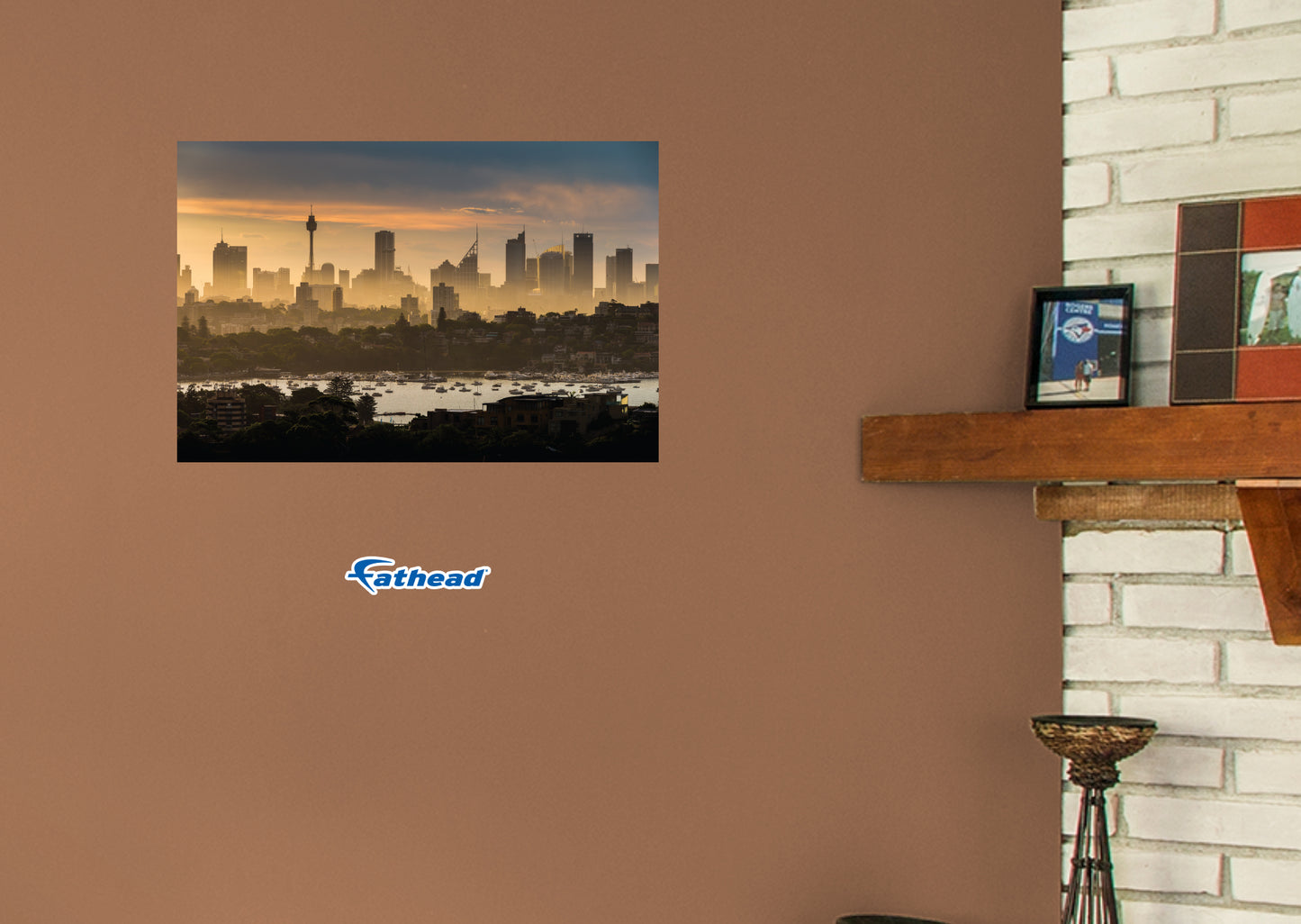 Generic Scenery:  Crowded Poster        -   Removable     Adhesive Decal